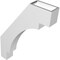 Ekena Millwork 3-in. W x 16-in. D x 22-in. H Merced Architectural Grade PVC Knee Brace BRCP03X16X22MRC - alternate 4